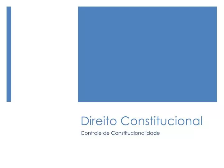 direito constitucional