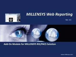 MILLENSYS Web Reporting
