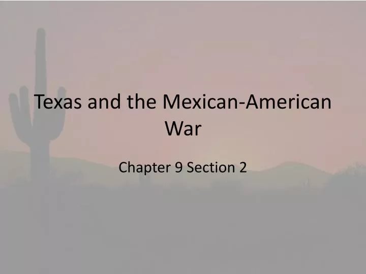 texas and the mexican american war
