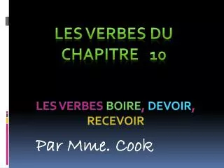 par mme cook