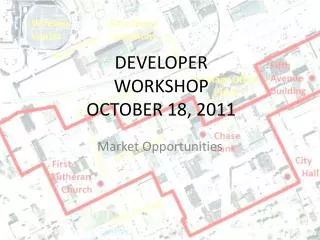 DEVELOPER WORKSHOP OCTOBER 18, 2011