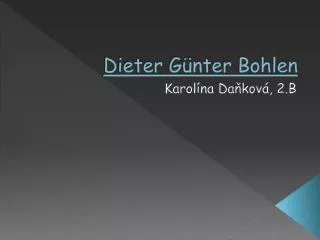 dieter g nter bohlen