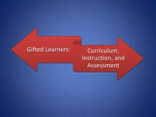 Teacher trained in gifted education