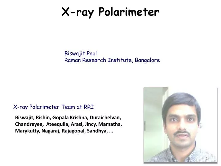 x ray polarimeter