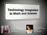 Technology Integration in Math and Science - slide 1