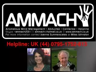 Helpline: UK (44) 0795-1752-813
