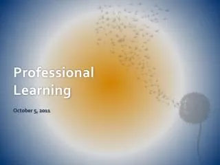 Professional Learning