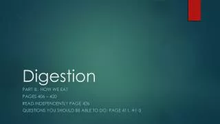 digestion