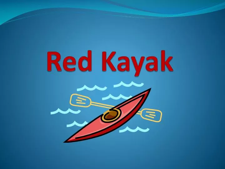 red kayak