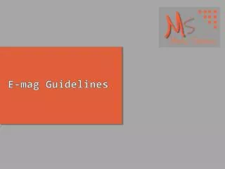 E-mag Guidelines
