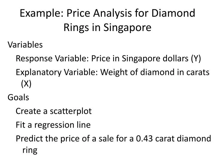 example price analysis for diamond rings in singapore