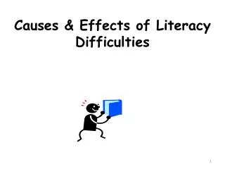Causes &amp; Effects of Literacy Difficulties