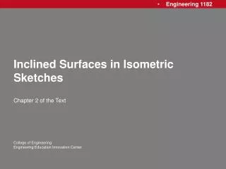 Inclined Surfaces in Isometric Sketches