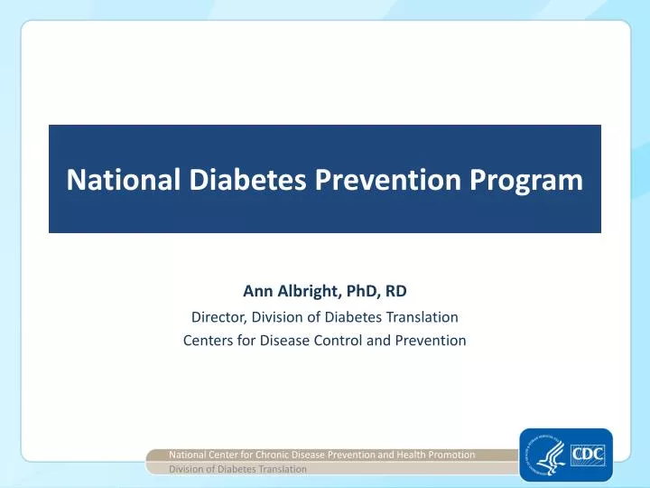 national diabetes prevention program