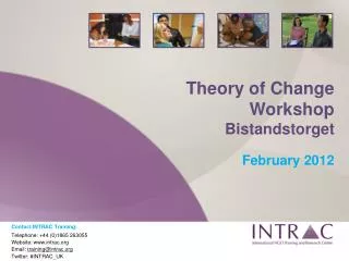 Theory of Change Workshop Bistandstorget February 2012