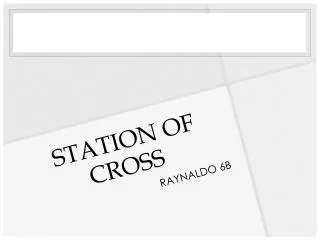 Station of cross