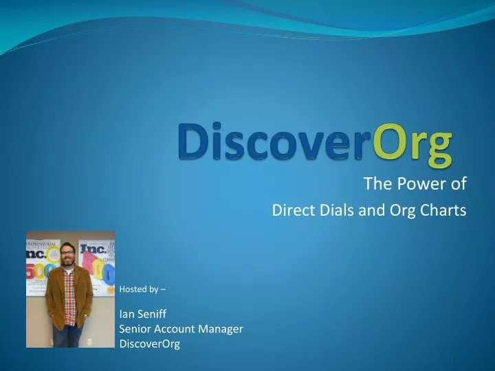 discover org