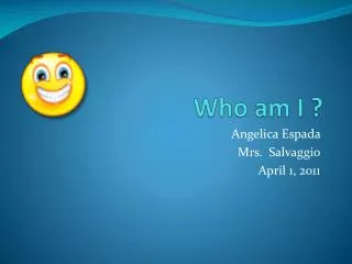 Who am I ?