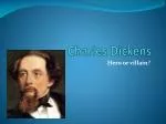 Charles Dickens - slide 1
