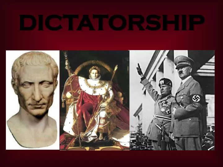 dictatorship