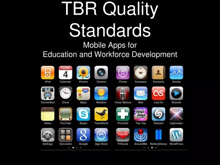 tbr quality standards