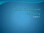 Three Dimensional Geometry - slide 1