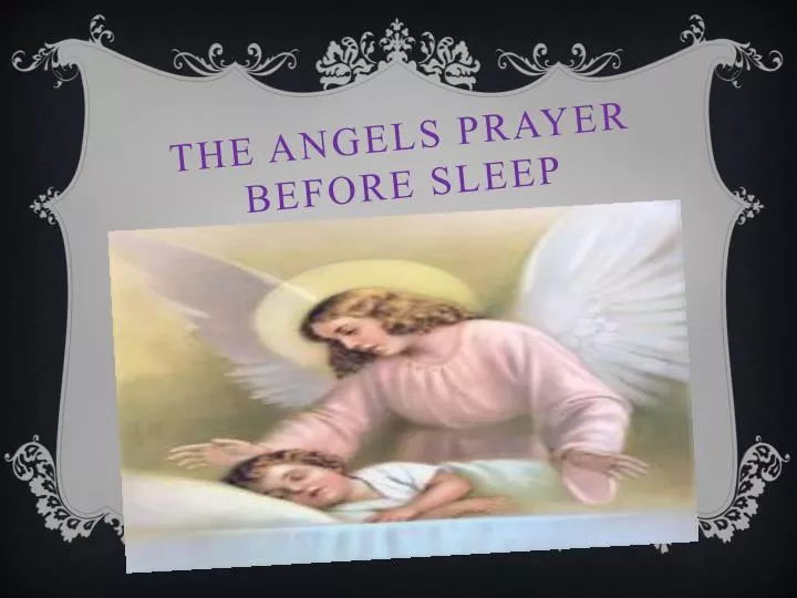 the angels prayer before sleep