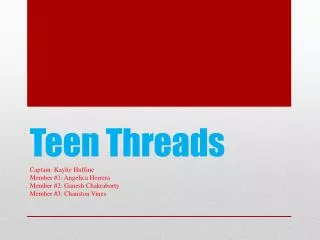 Teen Threads