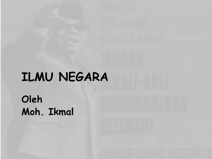 ilmu negara