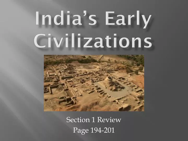 india s early civilizations