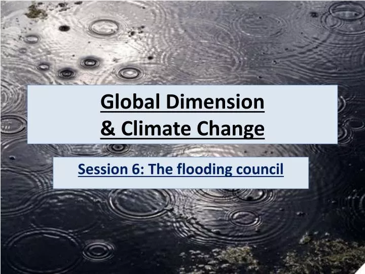 global dimension climate change