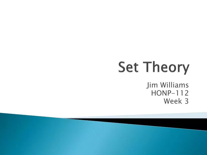 set theory