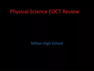 physical science eoct review