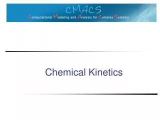 Chemical Kinetics