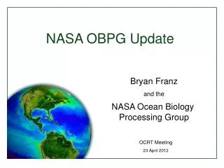 NASA OBPG Update