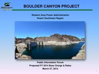 BOULDER CANYON PROJECT