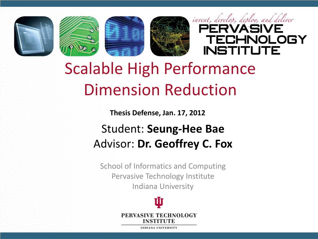 PPT - Scalable High Performance Dimension Reduction PowerPoint ...