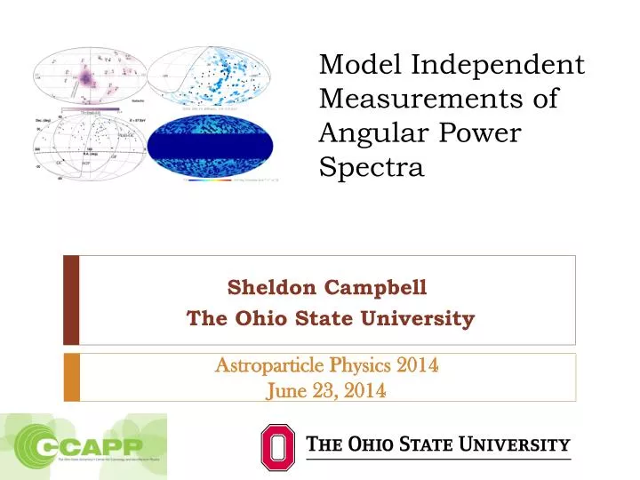 model independent measurements of angular power spectra