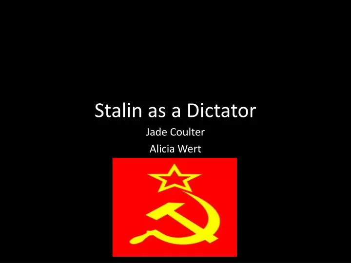 stalin as a dictator
