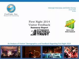 First Night 2014 Visitor Feedback Summary Report