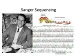 Sanger Sequencing - slide 1