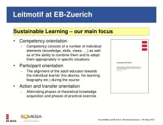 Leitmotif at EB- Zuerich