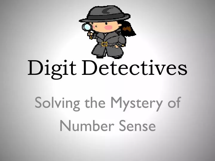 digit detectives