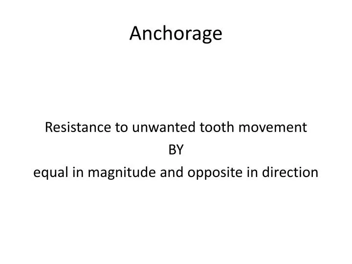 anchorage