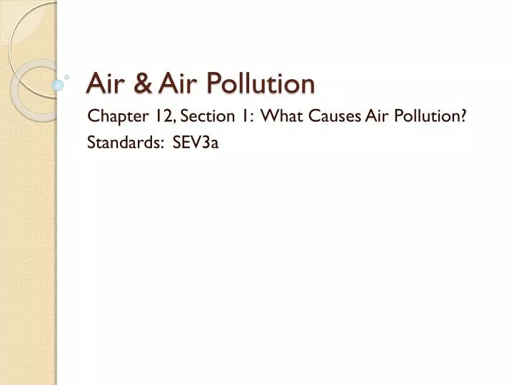 air air pollution