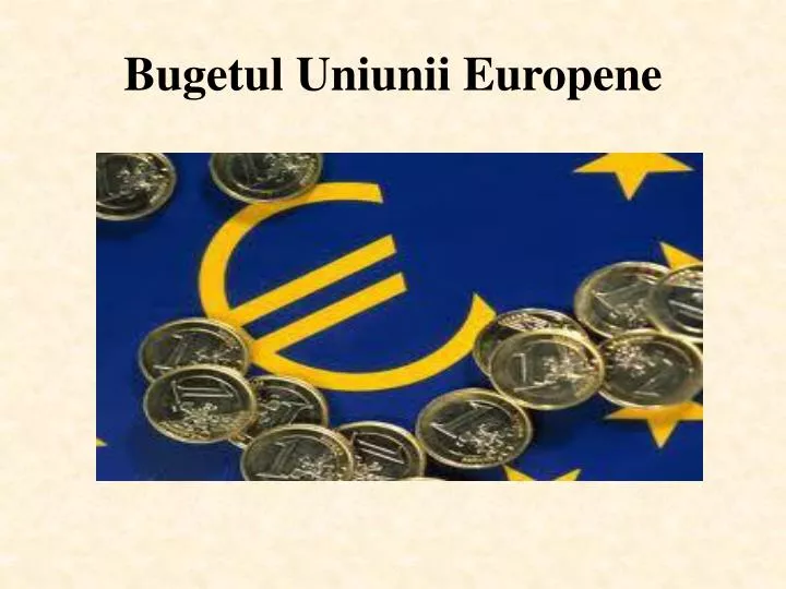 bugetul uniunii europene