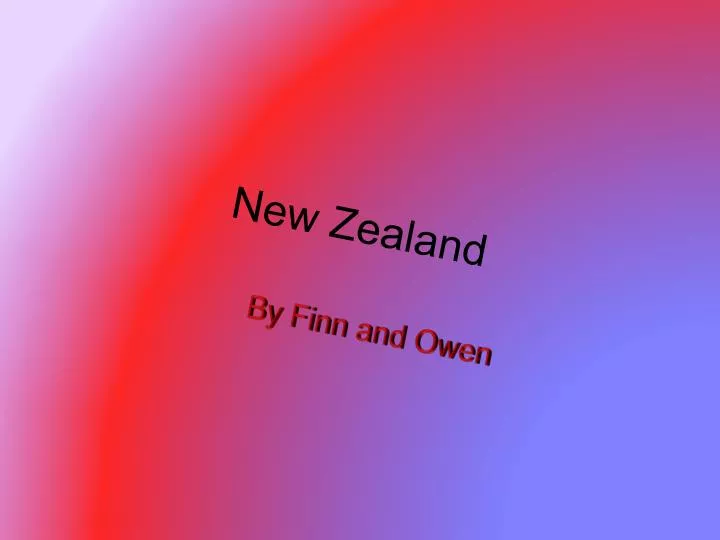 new zealand