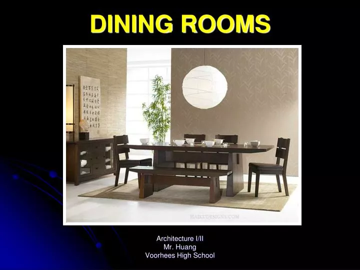 dining rooms