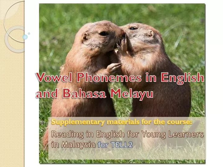vowel phonemes in english and bahasa melayu