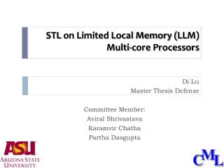 STL on Limited Local Memory ( LLM) Multi-core Processors